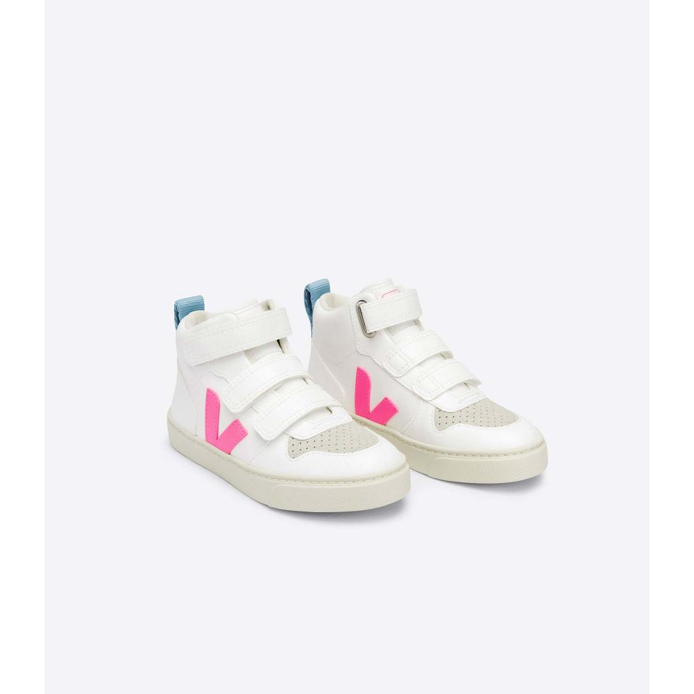 Inalti Copii Veja V-10 MID CWL White/Blue/Pink | RO 706OKI